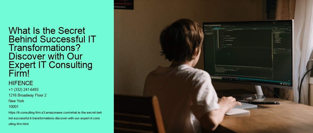 What Is the Secret Behind Successful IT Transformations? Discover with Our Expert IT Consulting Firm!