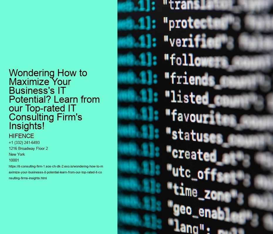 Wondering How to Maximize Your Business's IT Potential? Learn from our Top-rated IT Consulting Firm's Insights!